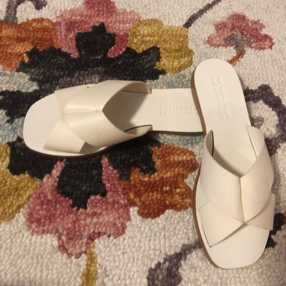 White MERCEDES CASTILLO sandals - Picture 4 of 6